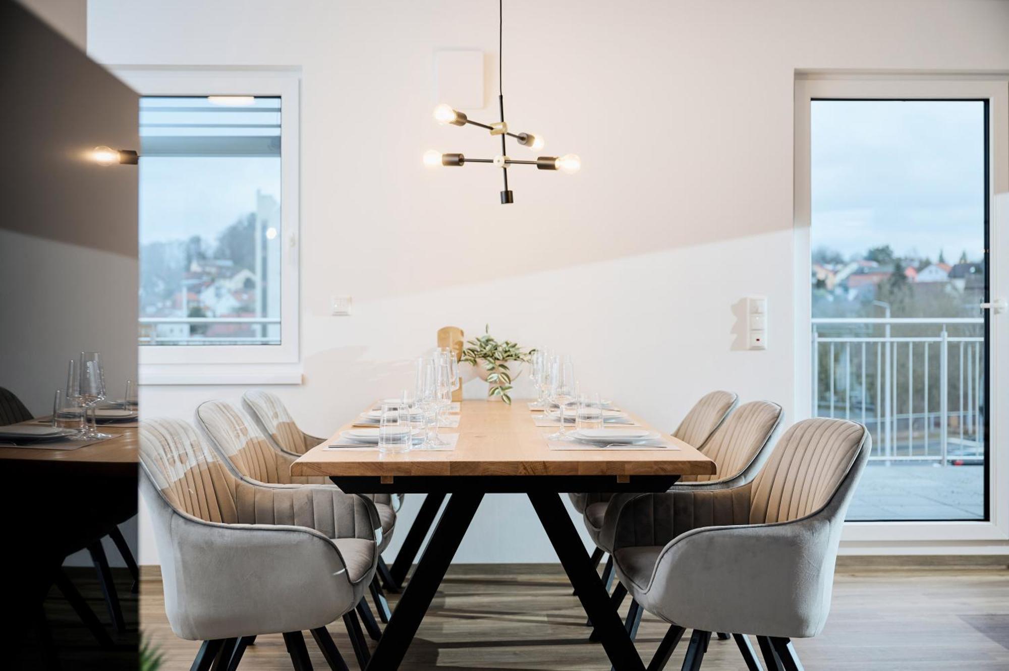 Moderne Apartments Mit Highspeed-Wlan Und Gratis-Tiefgarage Ihr Perfekter Rueckzugsort Nahe Dem Zentrum Und Der Therme I Barrierearm Bad Kissingen Exteriér fotografie