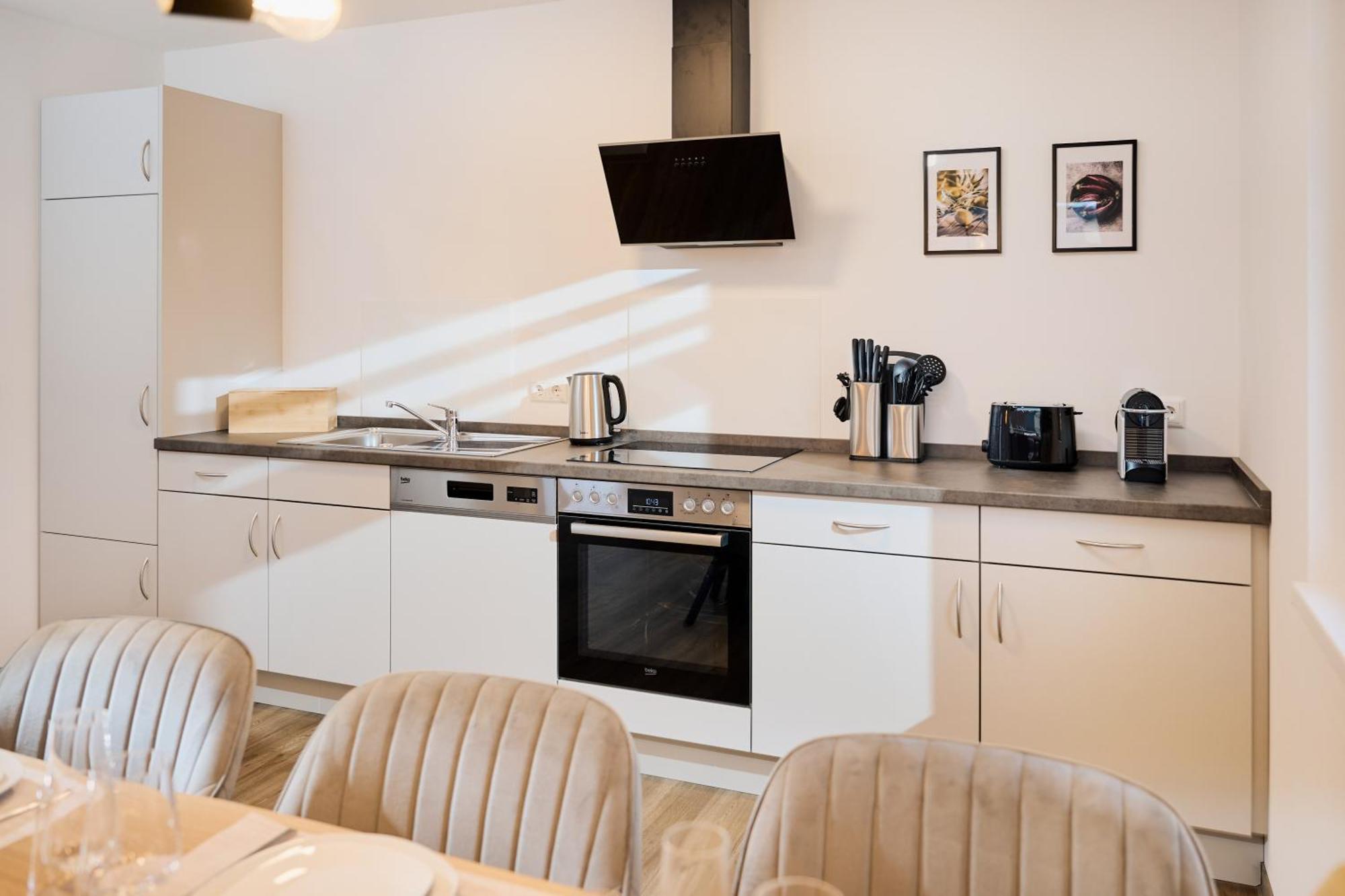 Moderne Apartments Mit Highspeed-Wlan Und Gratis-Tiefgarage Ihr Perfekter Rueckzugsort Nahe Dem Zentrum Und Der Therme I Barrierearm Bad Kissingen Exteriér fotografie