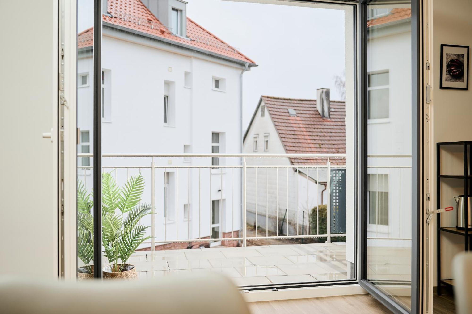 Moderne Apartments Mit Highspeed-Wlan Und Gratis-Tiefgarage Ihr Perfekter Rueckzugsort Nahe Dem Zentrum Und Der Therme I Barrierearm Bad Kissingen Exteriér fotografie