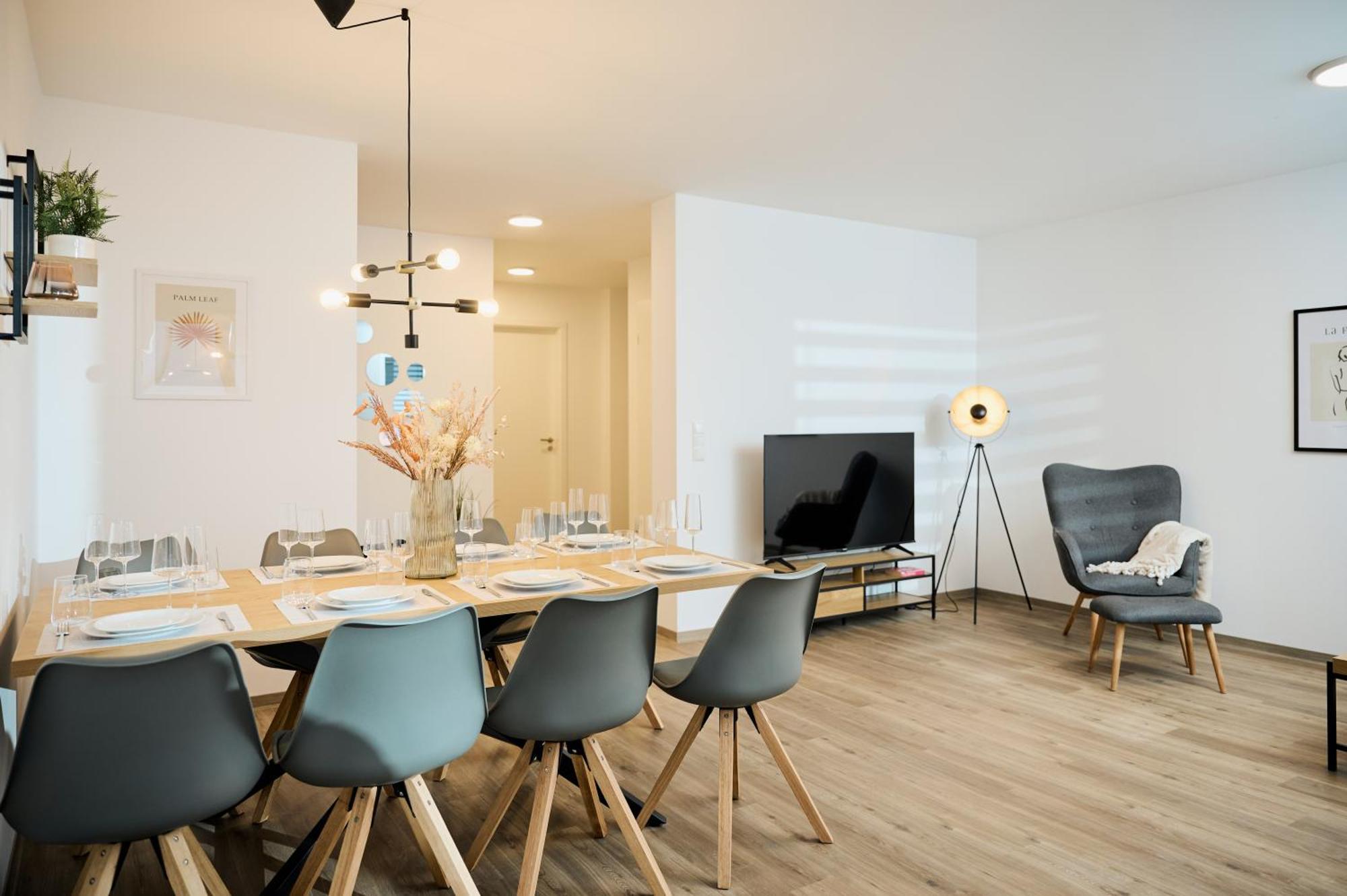 Moderne Apartments Mit Highspeed-Wlan Und Gratis-Tiefgarage Ihr Perfekter Rueckzugsort Nahe Dem Zentrum Und Der Therme I Barrierearm Bad Kissingen Exteriér fotografie