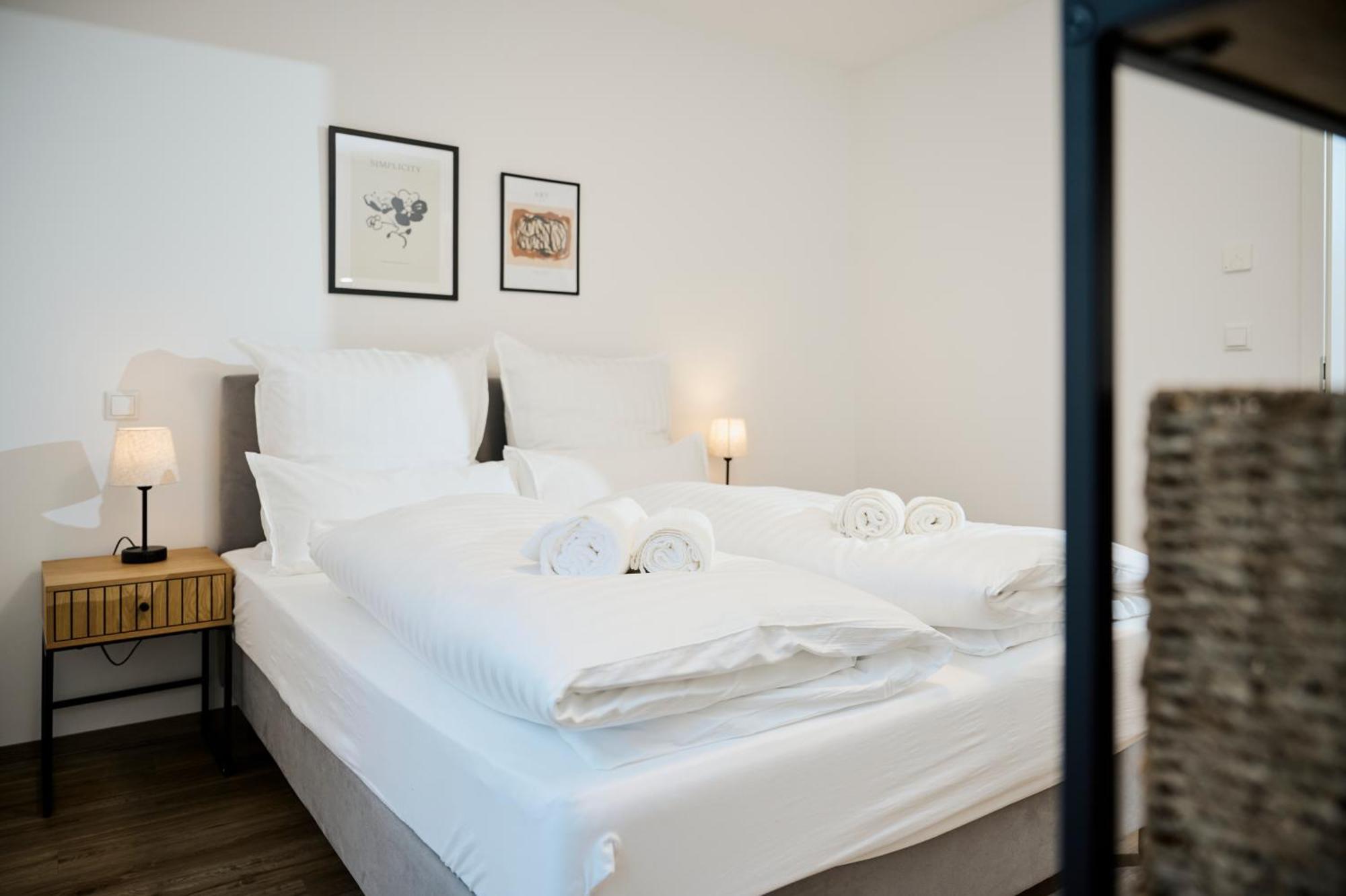 Moderne Apartments Mit Highspeed-Wlan Und Gratis-Tiefgarage Ihr Perfekter Rueckzugsort Nahe Dem Zentrum Und Der Therme I Barrierearm Bad Kissingen Exteriér fotografie