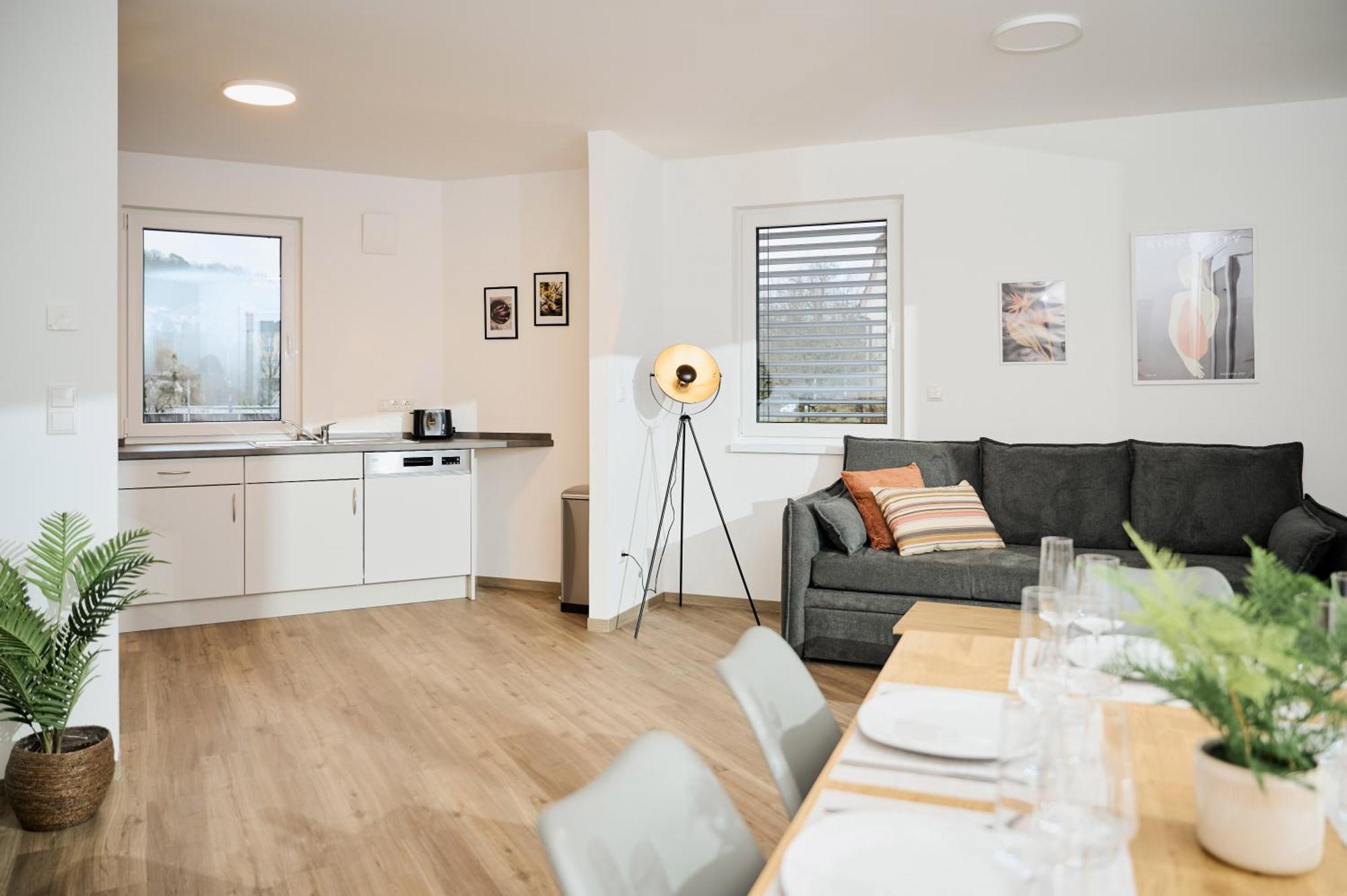Moderne Apartments Mit Highspeed-Wlan Und Gratis-Tiefgarage Ihr Perfekter Rueckzugsort Nahe Dem Zentrum Und Der Therme I Barrierearm Bad Kissingen Exteriér fotografie