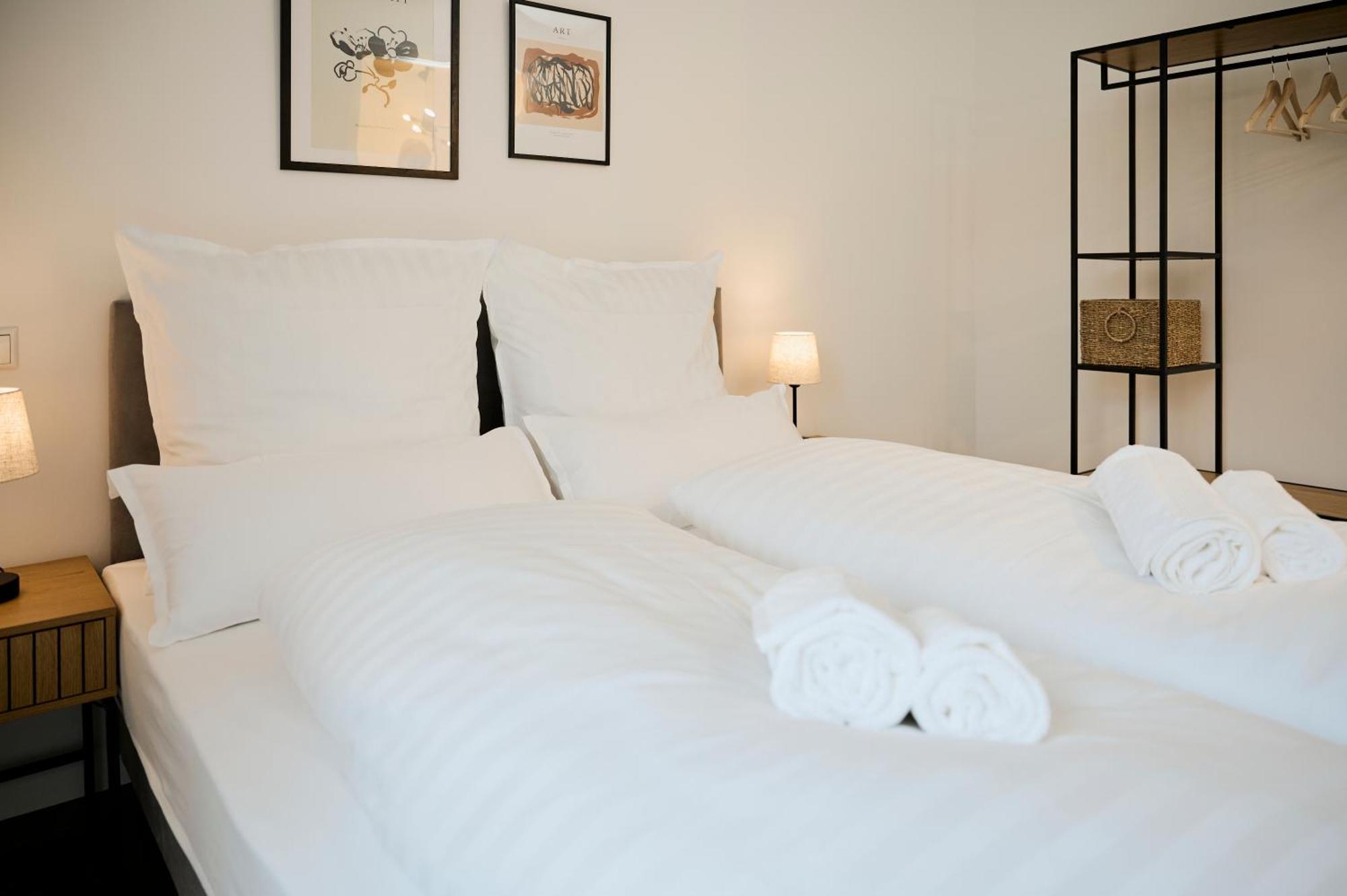 Moderne Apartments Mit Highspeed-Wlan Und Gratis-Tiefgarage Ihr Perfekter Rueckzugsort Nahe Dem Zentrum Und Der Therme I Barrierearm Bad Kissingen Exteriér fotografie