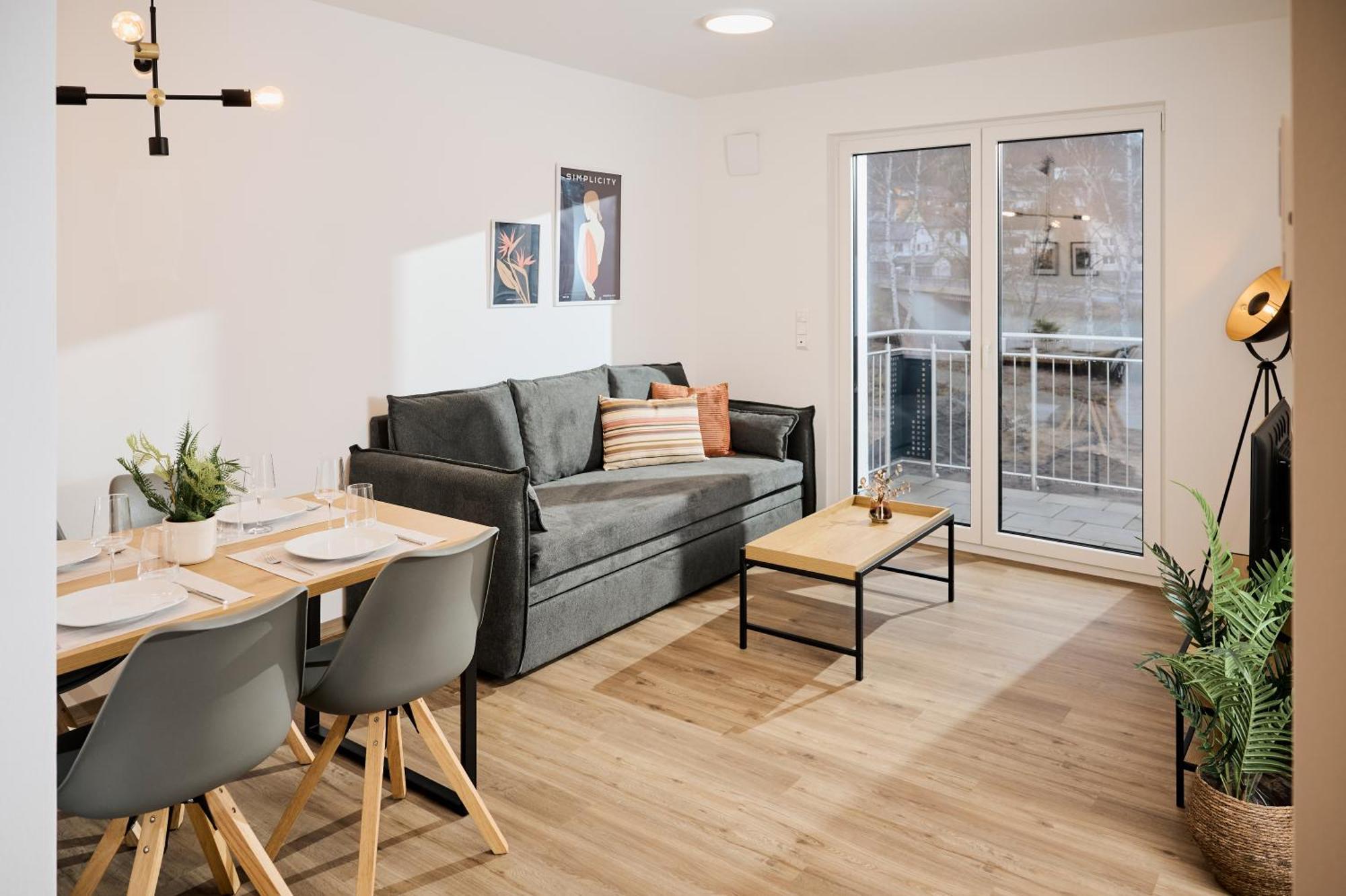 Moderne Apartments Mit Highspeed-Wlan Und Gratis-Tiefgarage Ihr Perfekter Rueckzugsort Nahe Dem Zentrum Und Der Therme I Barrierearm Bad Kissingen Exteriér fotografie
